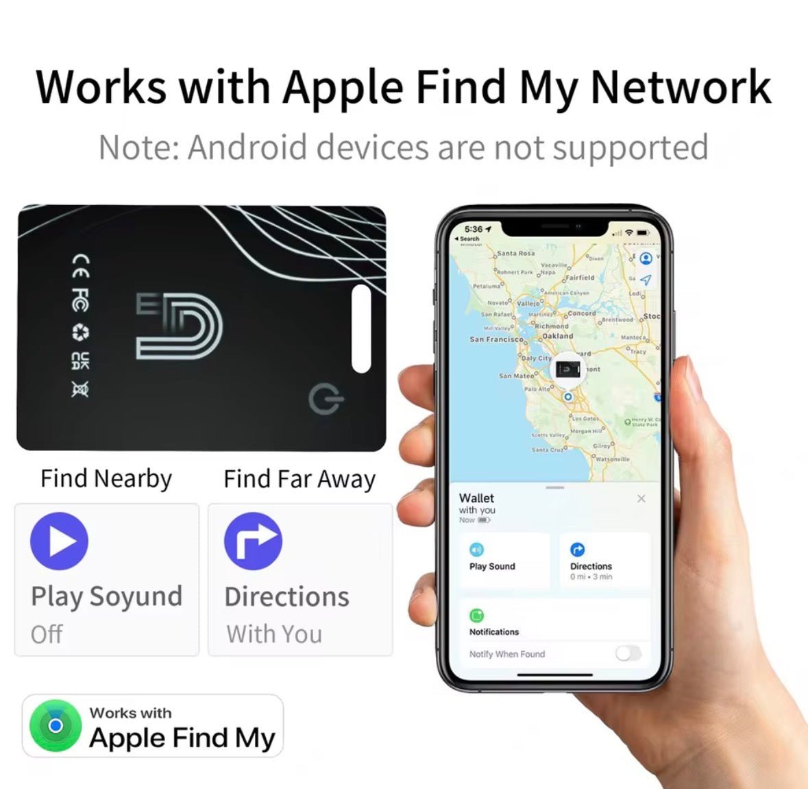 كرت تعقّب بلوتوث فائق النحافة